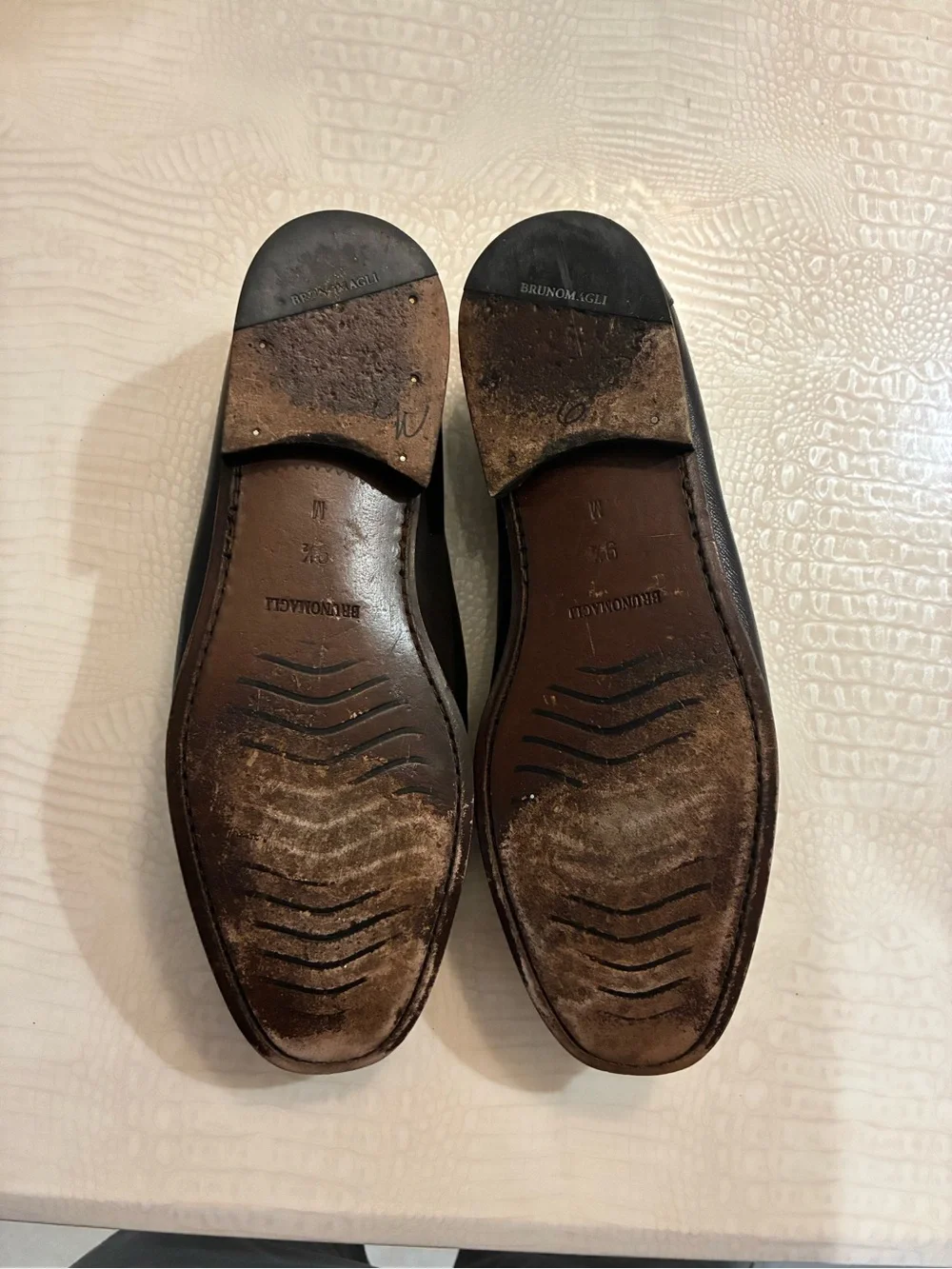 Brunomagli   Leather Bit Loafers for Men